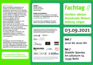 Bild des Flyers zum Fachtag 2021