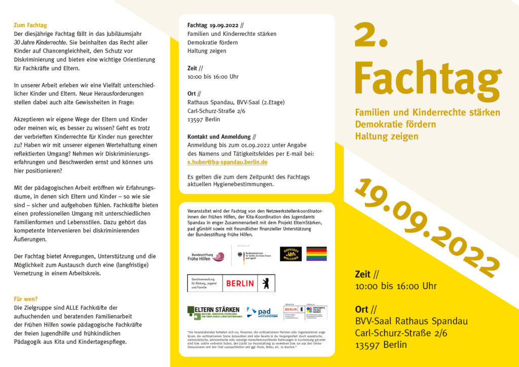 Bild des Flyers zum Fachtag 2022
