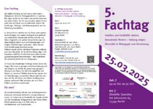 Bild des Flyers zum Fachtag 2025