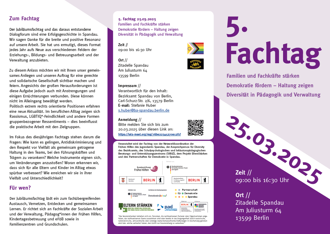 Bild des Flyers zum Fachtag 2025