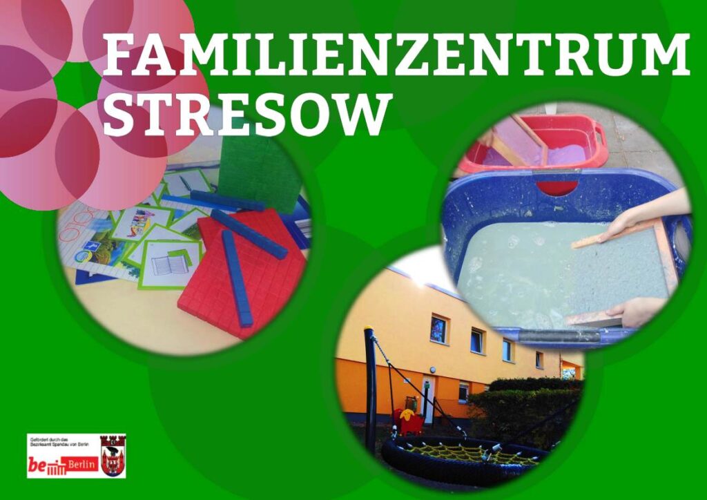 Bild eines Flyers des Familienzentrums STRESOW (Spandau Mitte)